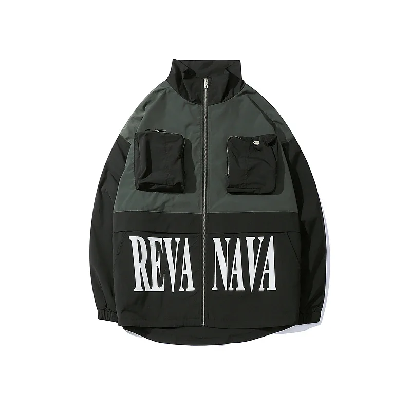 UNCLEDONJM Куртки мужские хип-хоп мульти-карманный спортивный костюм пальто Модная