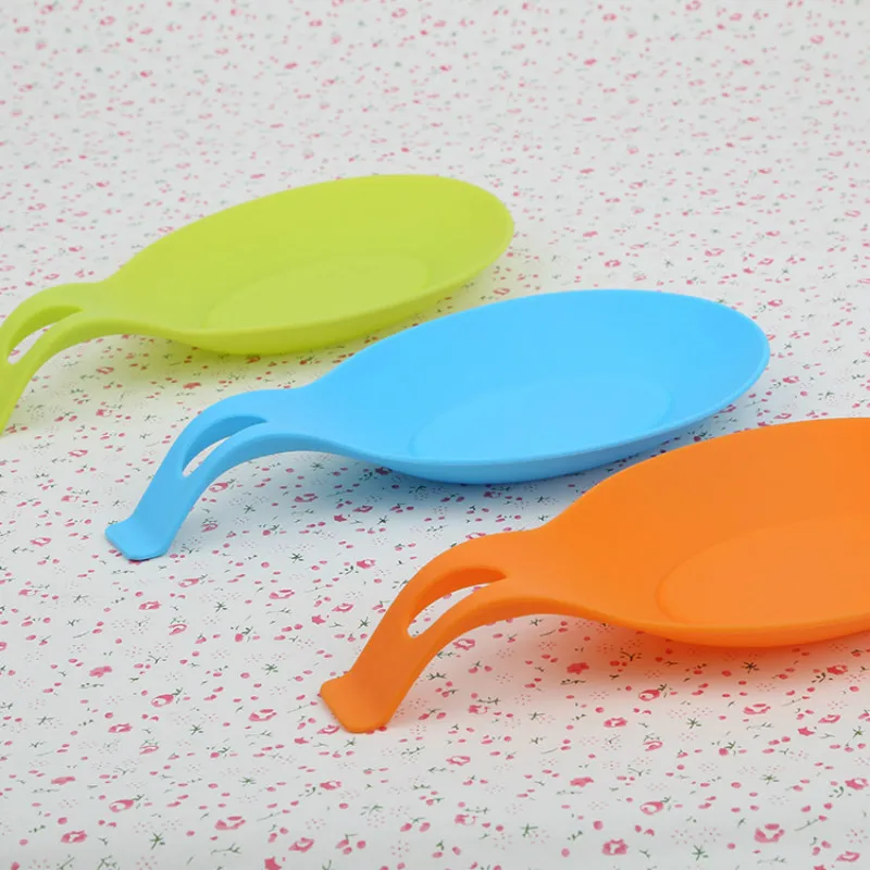 Многофункциональный силиконовый коврик для ложки из пищевого силикагеля