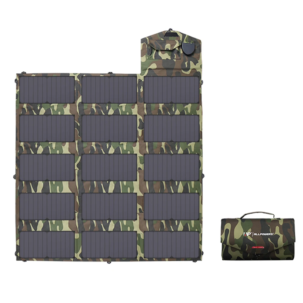 Портативное зарядное устройство ALLPOWERS 100 Вт 60 портативное от солнечной энергии с