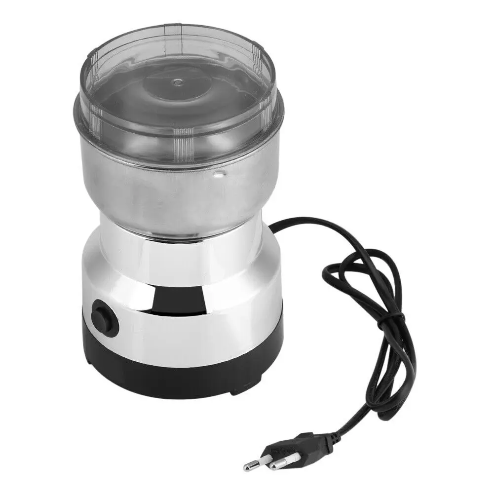 

1PC Coffee Grinder 220V Electric Stainless Steel Grinding Coffee Bean Milling Machine Home Office Electric Coffee Grinder