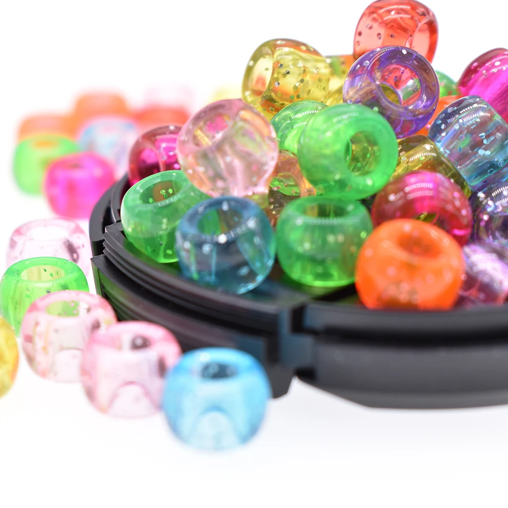 Вязаные акриловые круглые косички для волос кольца с бусинами дредов аксессуары