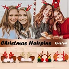 2 шт., заколки для волос в виде оленя