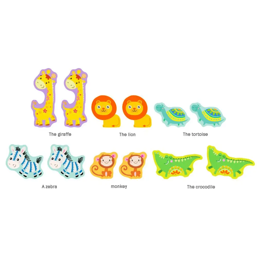 Деревянные блоки без запаха разрисованные деревянные лодка животное волнистая