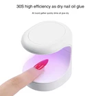 Мини-Сушилка для ногтей с USB-интерфейсом, ручная машинка для дизайна ногтей с одним пальцем, Q-образная дорожная домашняя Сушилка для ногтей с таймером