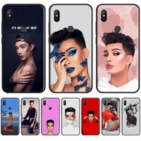 fashion james charles makeup blogger phone case for xiaomi redmi 7 9t 9se k20 mi8 max3 lite 9 note 8 9s 10 pro soft silicone