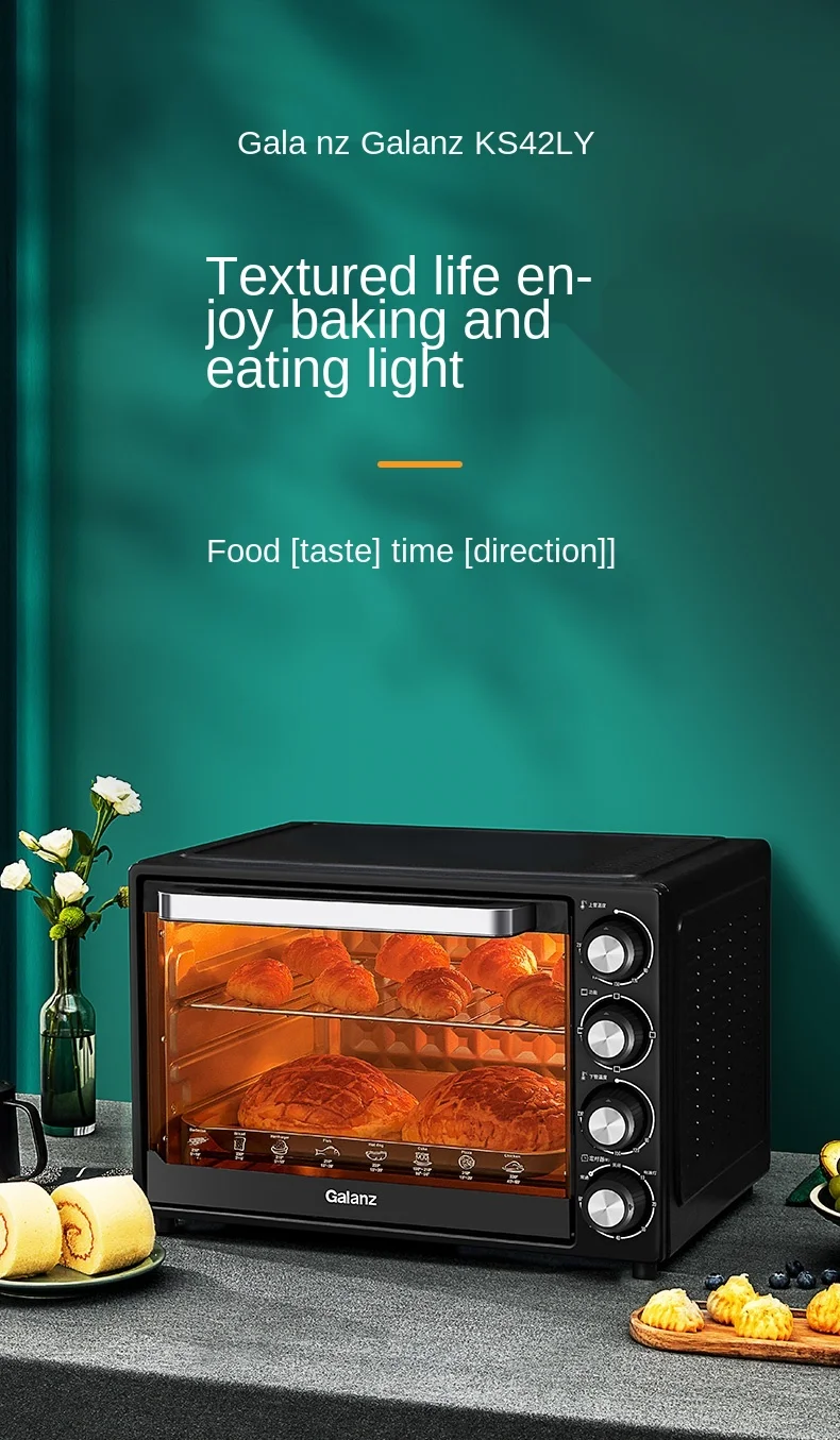 

Electric Oven Home Automatic Baking Multi-functional 40 L Large Capacity Home Cake Oven Microwave oven