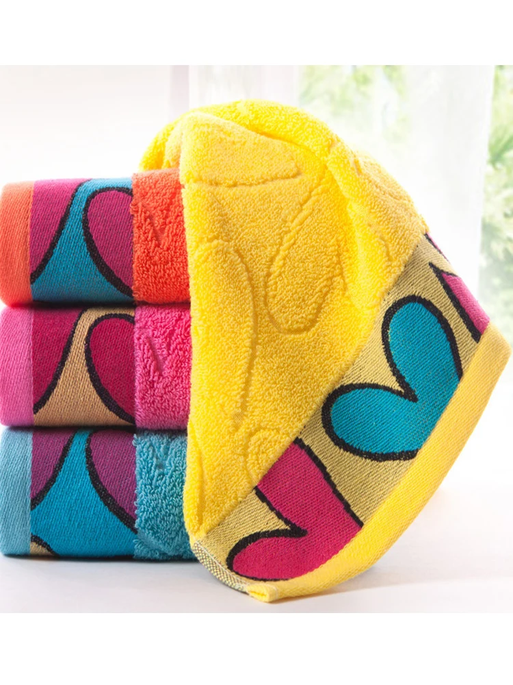 Towel  Soft Cotton Wholesale Hand Face Adult Cute Children Towel Fg1156