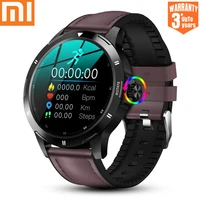 xiaomi smart watch men thermometer multi dial full touch screen smartwatch for android ios phone sports fitness tracker