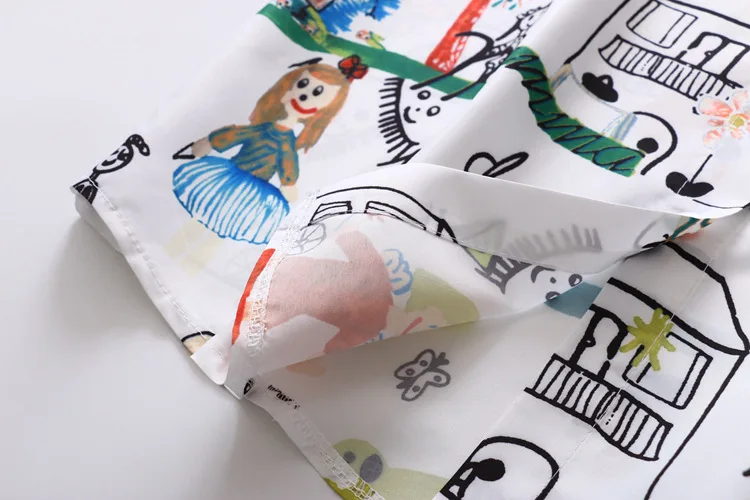 

Women Blouses Shirts Print Single Breasted Blouse Harajuku Casual Long Sleeve Shirt Women Clothing Cartoon Character Tops Black