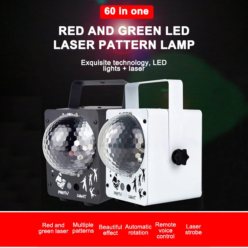 Диско лазерный светильник RGB проектор вечерние s DJ ing LED для дома свадебное