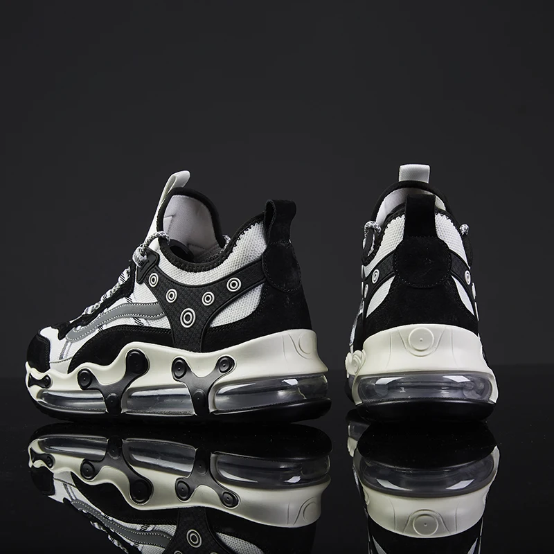 

Кроссовки мужские на массивной подошве, повседневная Весенняя Уличная обувь для бега, увеличивающая рост