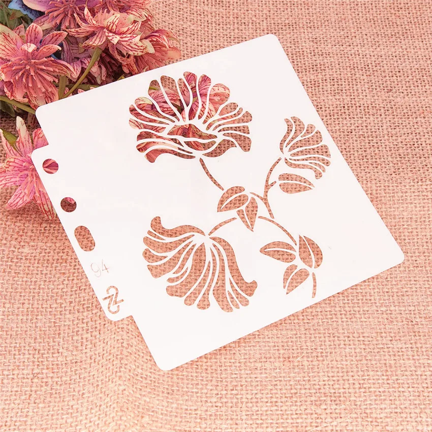 14.1x13cmx9PCS крышка templat трафареты для скрапбукинга спрей Пластиковая форма Щит DIY