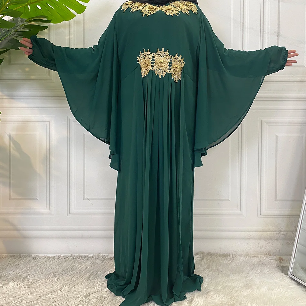 Модный Восточный Дубай Abaya мусульманский женский хиджаб платье кафтан Турция