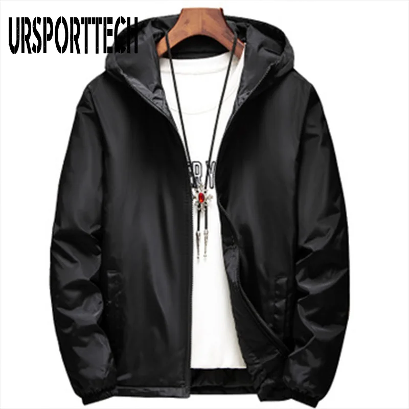 Мужские ветровки размера плюс S 6XL водонепроницаемые ветрозащитные мужские