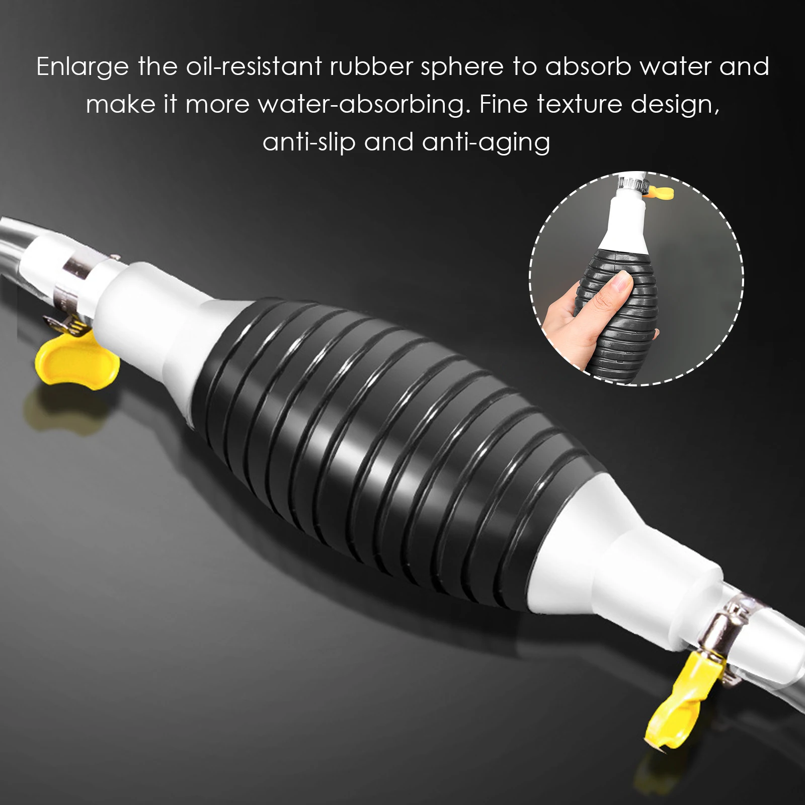 Ручной топливный насос для автомобиля мотоцикла лодки ручной Праймер водная