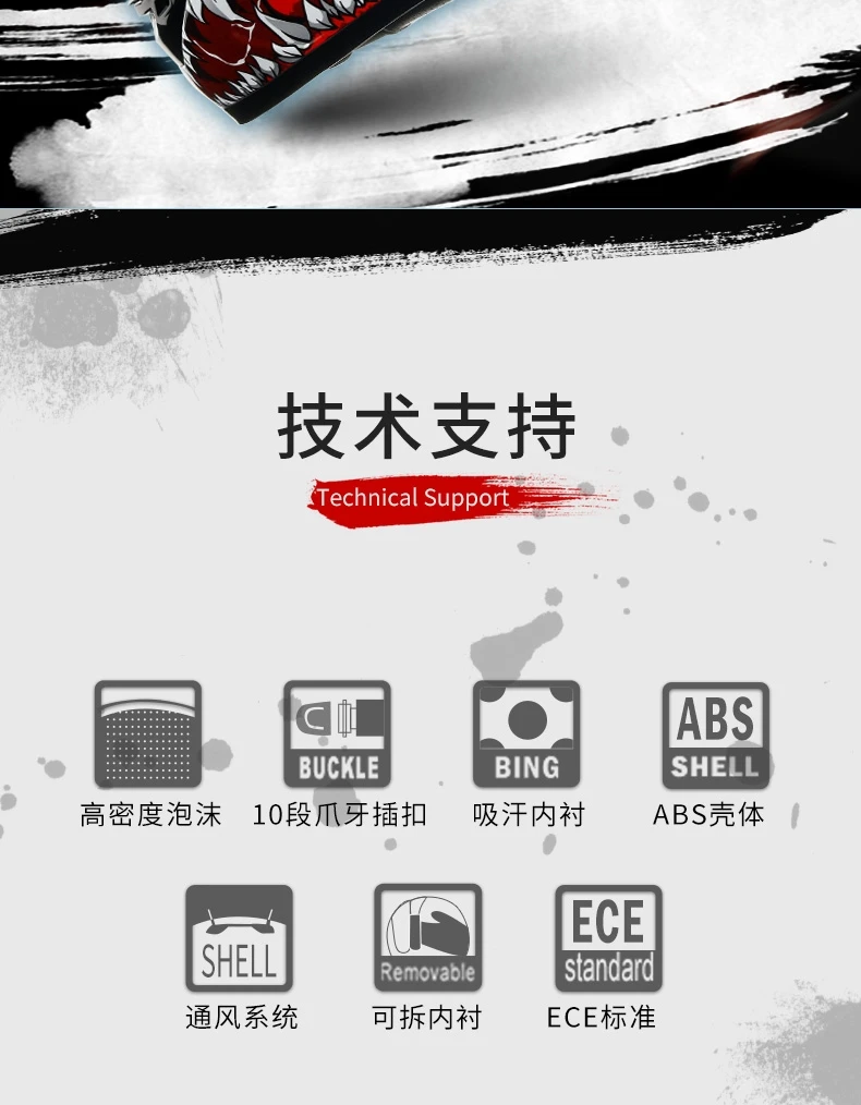New ECE Certification YOHE Full Face Motorcycle Helmet Cross-country Moto Running helmets with PC Lens visor made of ABS