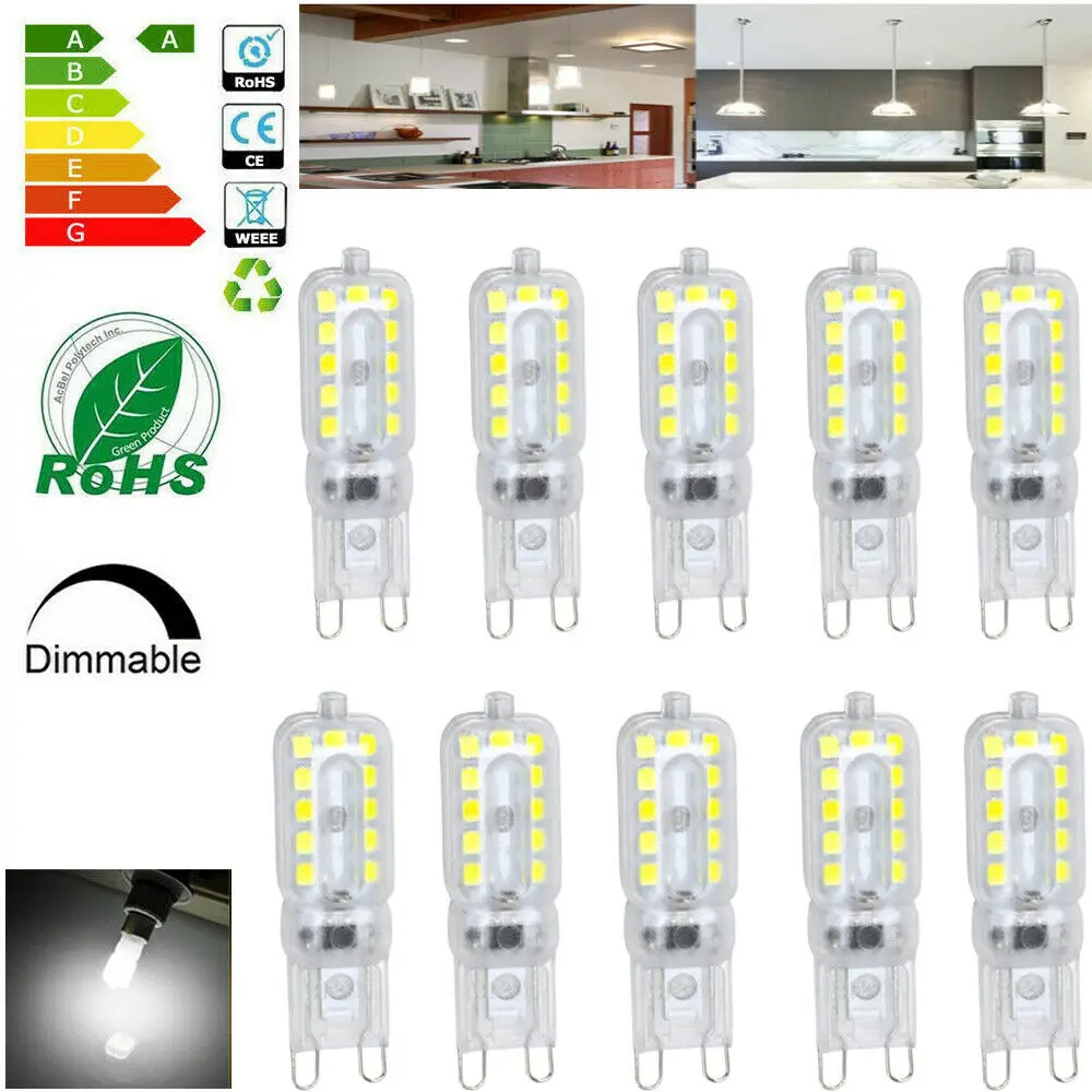 

G9 Led Lamp 220V Mini LED Bulb 2835SMD 3W 5W Bombilla Spotlight Chandelier Light High Quality Replace 20W 30W Halogen Lamp