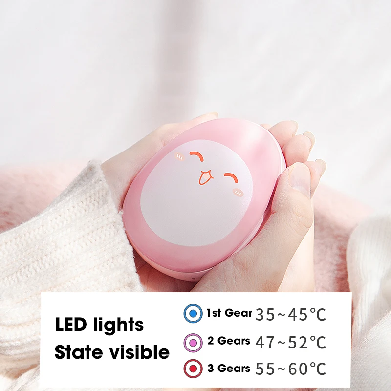 Милая грелка для рук умная портативное зарядное устройство инфракрасный