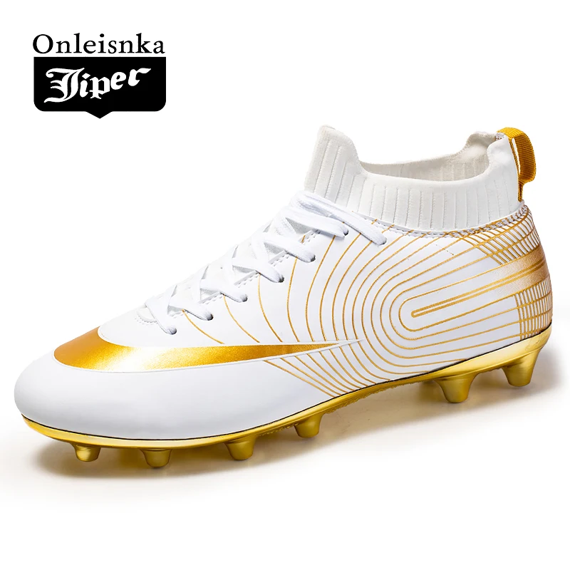 Men Soccer Shoes Kids Football Boots Women Breathable Cleats Antiskid Chaussure Outdoor | Спорт и развлечения