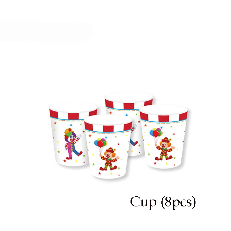 

Одноразовый набор посуды для детского дня рождения "Цирк"