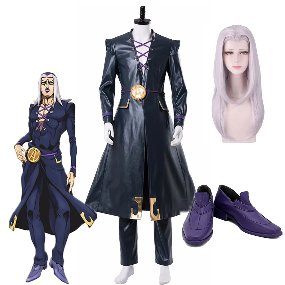 Приключения Джоджо Косплэй Золотой ветер Сьерра Леоне Abbacchio костюм униформа