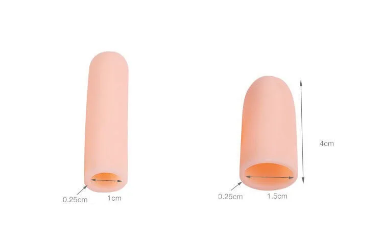 5 шт. силиконовые гелевые тюбики палец маленькая защита для пальца ноги мозоль