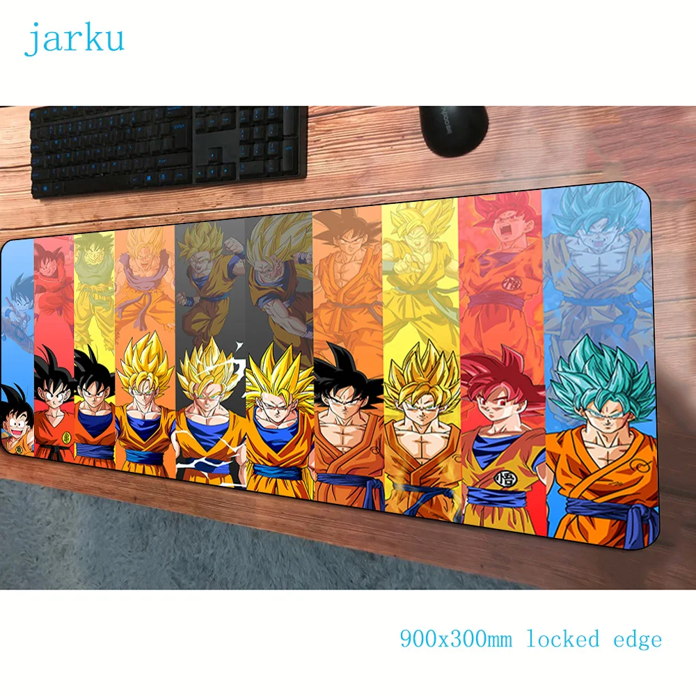 900x300x2 мм коврик для мыши Dragon Ball игровой коврик для мыши геймер Коврик для мыши высокого класса игровой компьютерный коврик для ноутбука игровой коврик