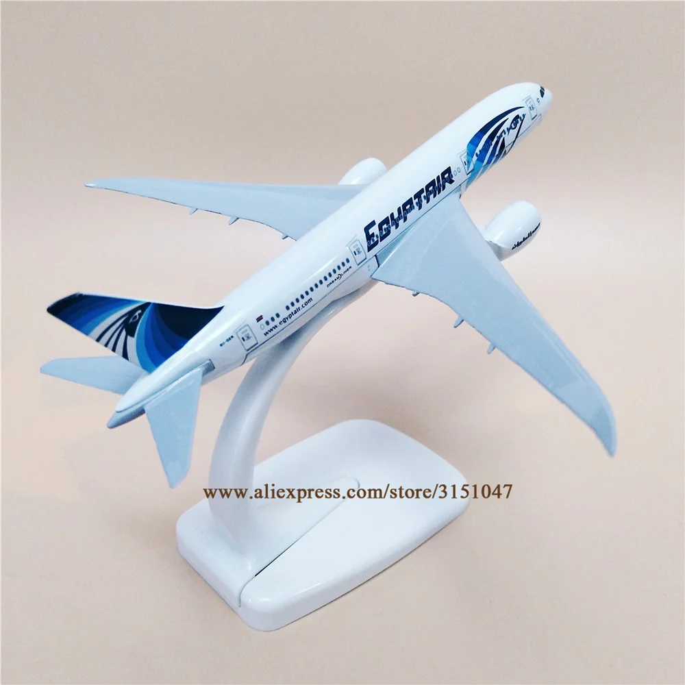

NEW 16cm EGYPT Air Airlines Boeing 787 B787 Airways Airlines Metal Alloy Airplane Model Plane Diecast Aircraft