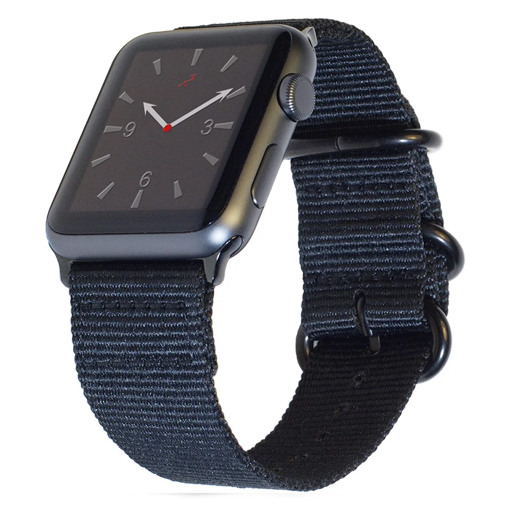 

NATO strap For Apple watch band 44mm 40mm 42mm 38mm 44 mm Nylon wristband correas bracelet iwatch series 6 5 4 3 se 7 45mm 41mm