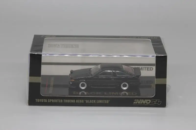 Игрушечные модели автомобилей TOYOTA SPRINTER TRUENO AE86 литой автомобиль из черного