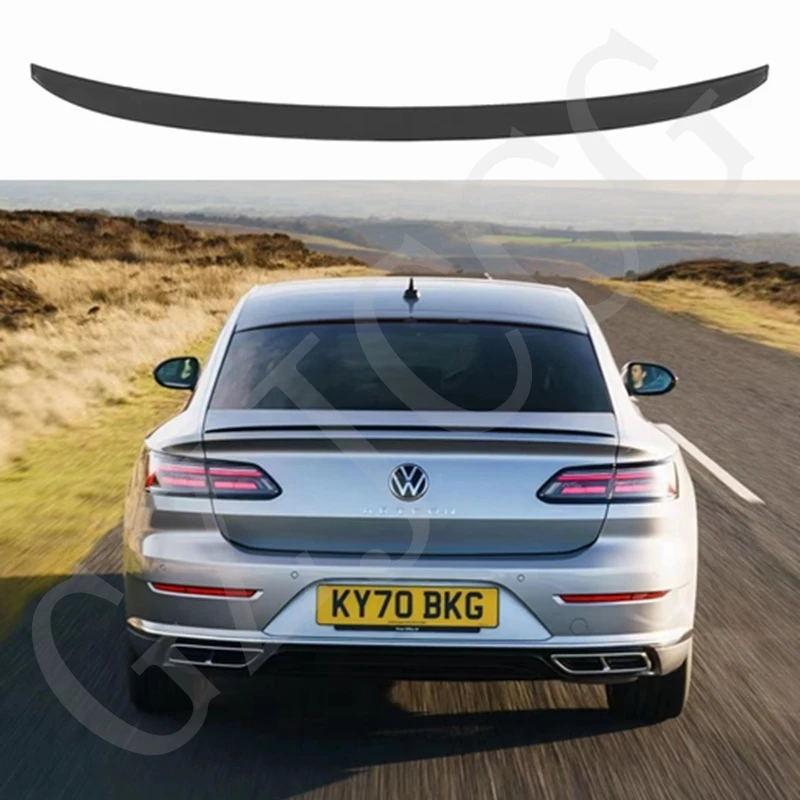 

Для Volkswagen VW Passat CC 2019 + Автомобильный спойлер из АБС-пластика цветной задний Багажник крыло губа аксессуары для автомобиля