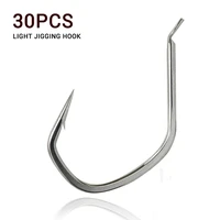 30pcs jigging hooks saltwater sjf39 10 20 30 40 fishing hooks japan for slow hook jigging head hook fishing accessories