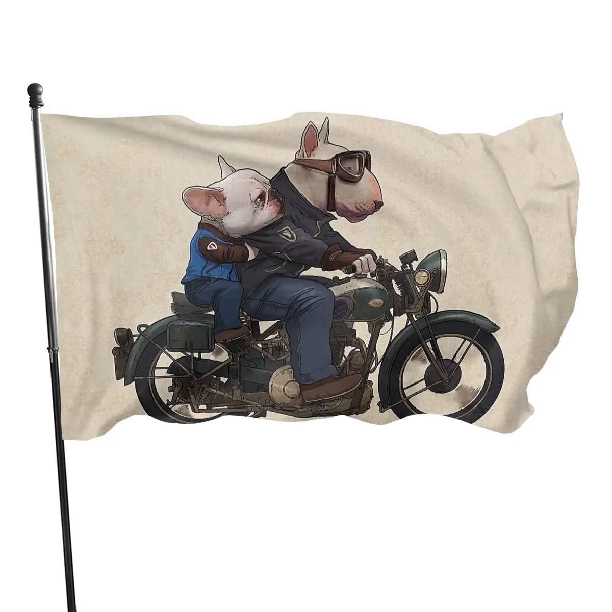 90x150 см винтажный мотоцикл/Мультфильмы/мотоциклетное искусство/женский