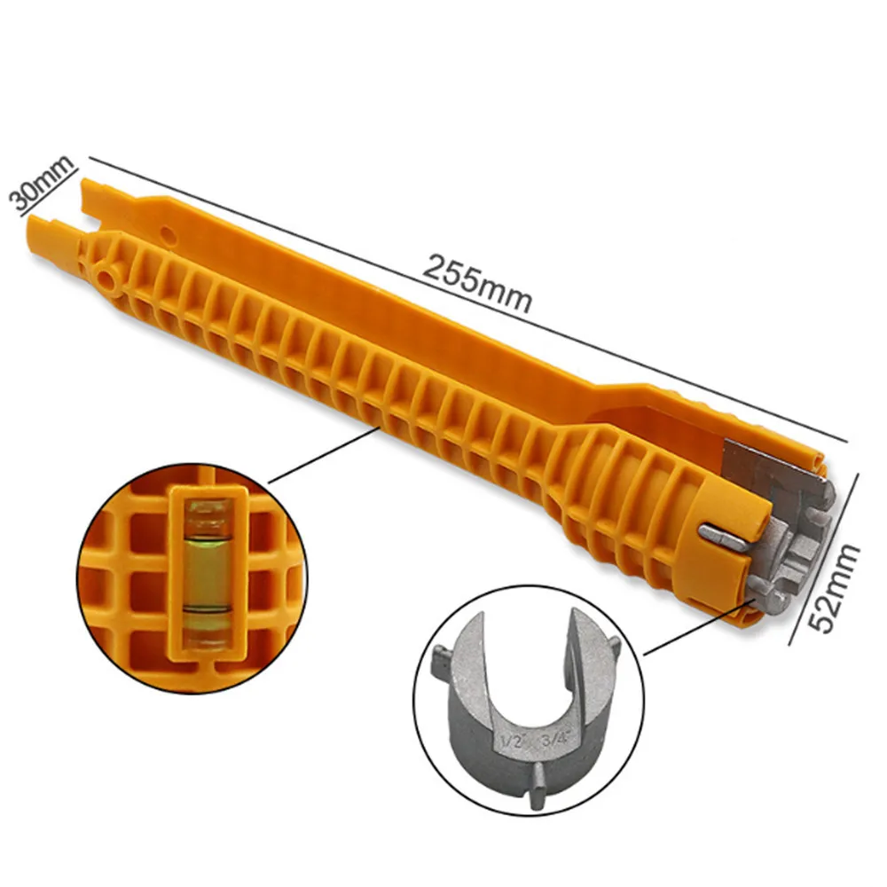 

Faucet And Sink Installer Multifunctional Wrench Tool For Kitchen Bathroom Water Pipe Extra-long Design Wrench Tools
