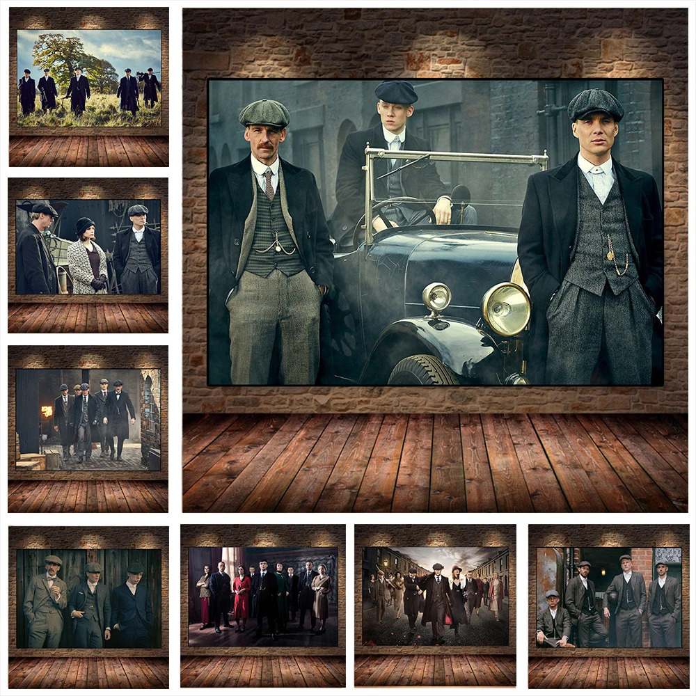

Peaky Blinders Posters and Prints TV Play Series Show Poster HD Wall Art Picture Mural Canvas Painting for Room Home Decor