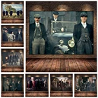 Плакаты и принты Peaky Blinders, Постер для ТВ-сериала, шоу, HD Настенная картина, Настенная картина, Картина на холсте для комнаты, домашний декор