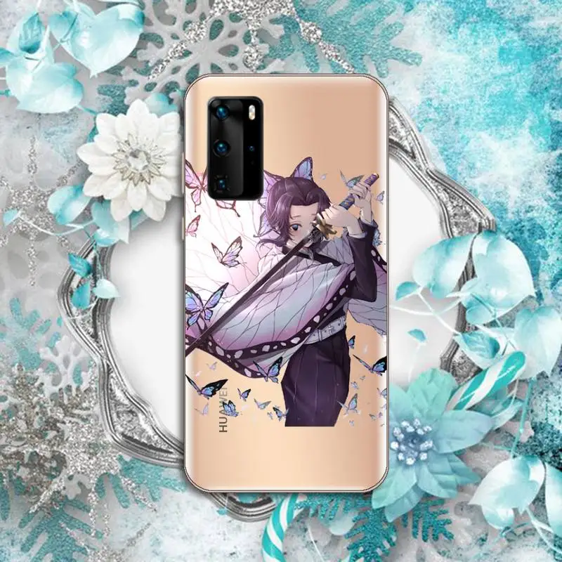 

Kochou Shinobu Phone Case Transparent for Huawei P honor 8 10i 20 30 40 smart 2019