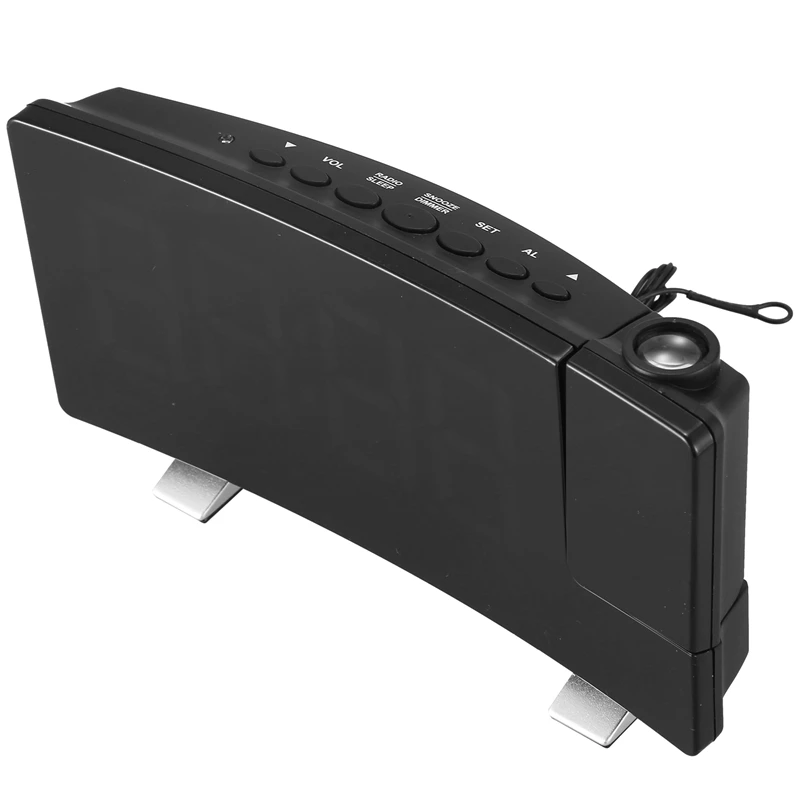 Модные-проекционные часы с будильником 7 дюймовый Диммируемый светодиодный