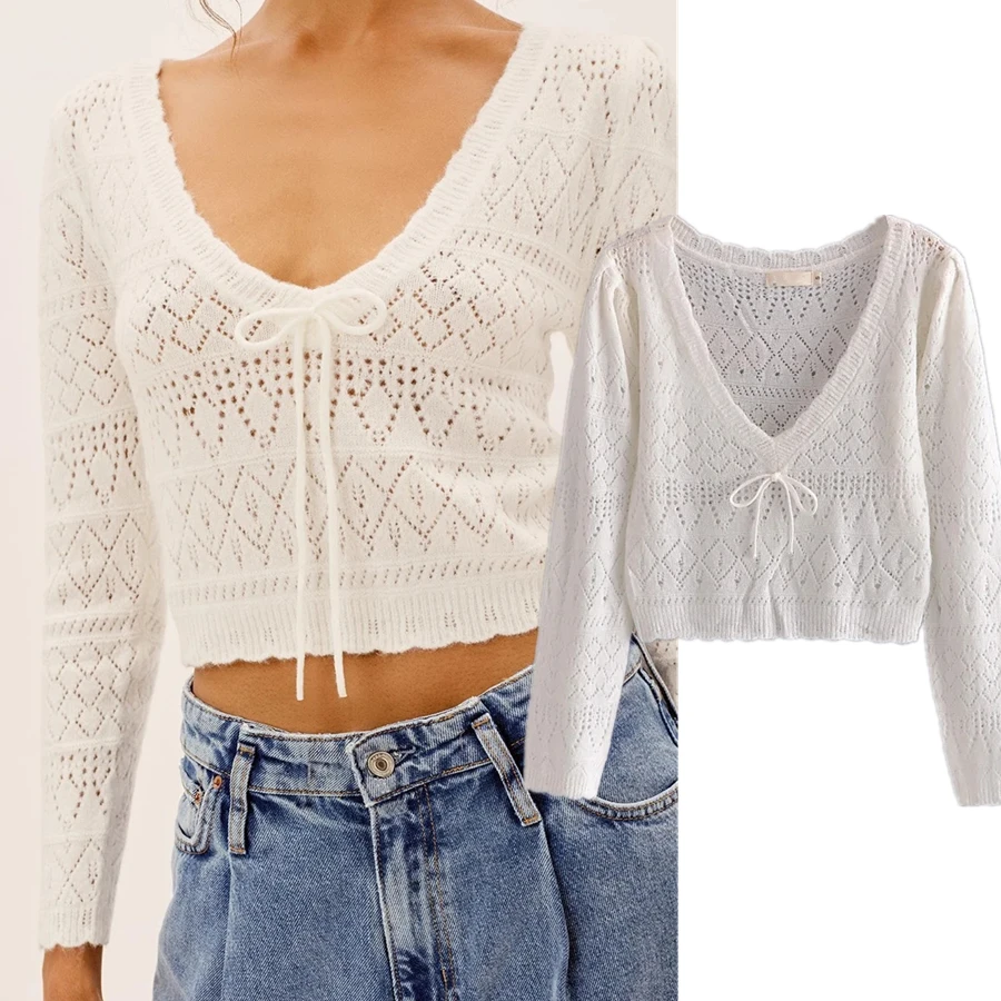 

Elmsk Blusas Mujer De Moda 2021 Autumn Blouse Women Indie Folk Retro Lace Long Sleeve Bow Sexy Lace Casual Shirt Women Tops