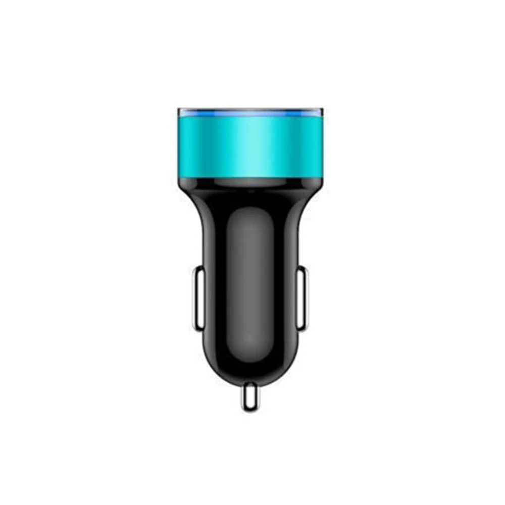 Автомобильное зарядное устройство 3 1 А 2 порта USB ЖК-дисплей быстрая зарядка