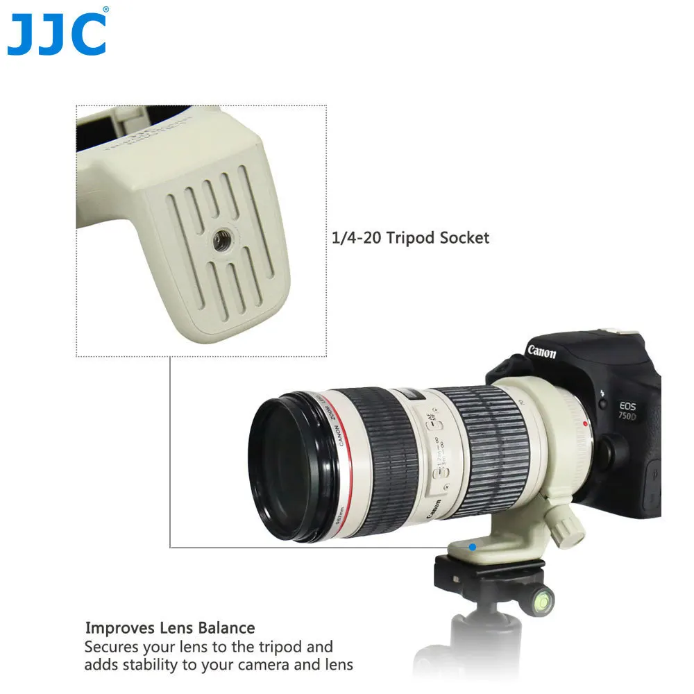 Адаптер JJC для крепления штатива кольцевой ошейник A II W объектива камеры Canon 70-200