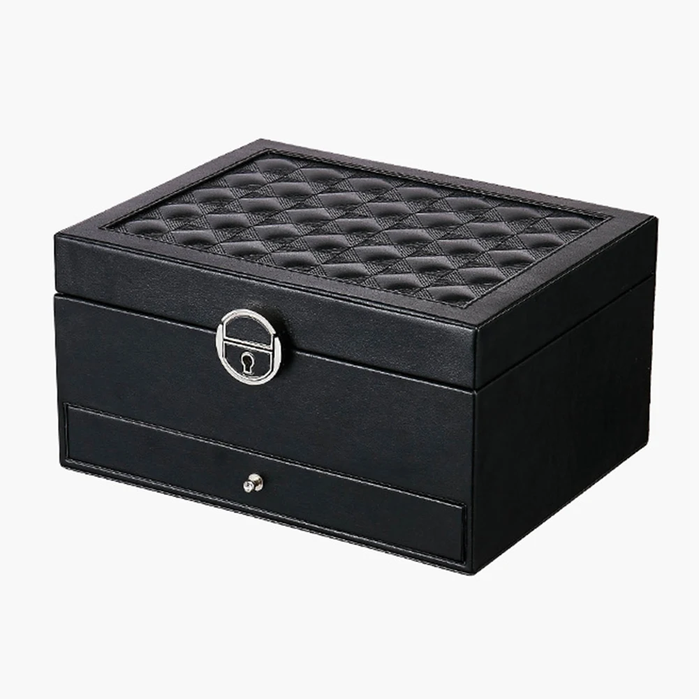 Органайзер для хранения колец и серег дорожный органайзер макияжа многослойная