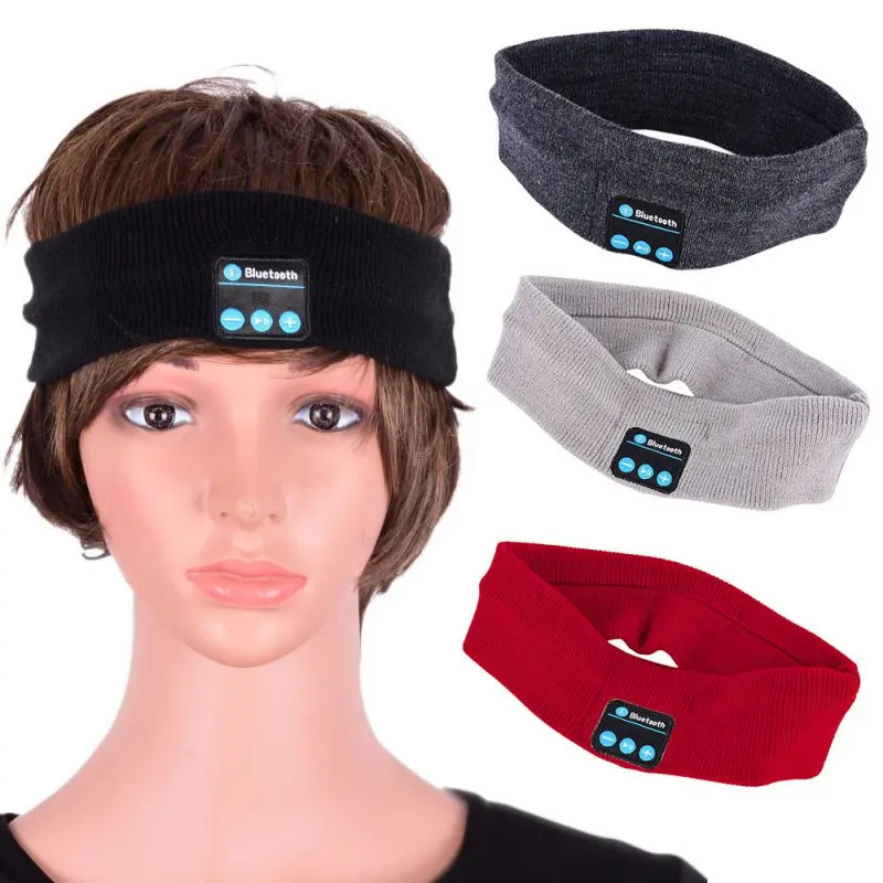

2020 Bluetooth Music Headband Hat Yoga Running Breathable Knits Headwear Headphone Speaker Headset Fashion Bluetooth Music Hat