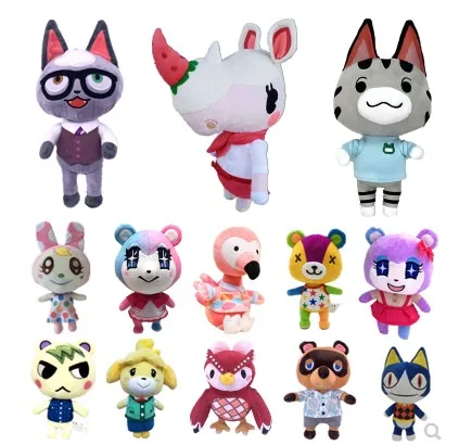 

New arrival 20cm 25cm Animal Cartoon Crossing Plush Toy for children baby birthday gift