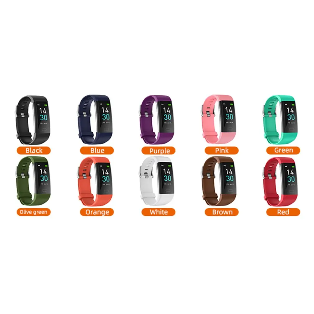 Новинка 2020 Runmifit S5 Smartwatch монитор здоровья группа черные Смарт-часы фитнес-трекер
