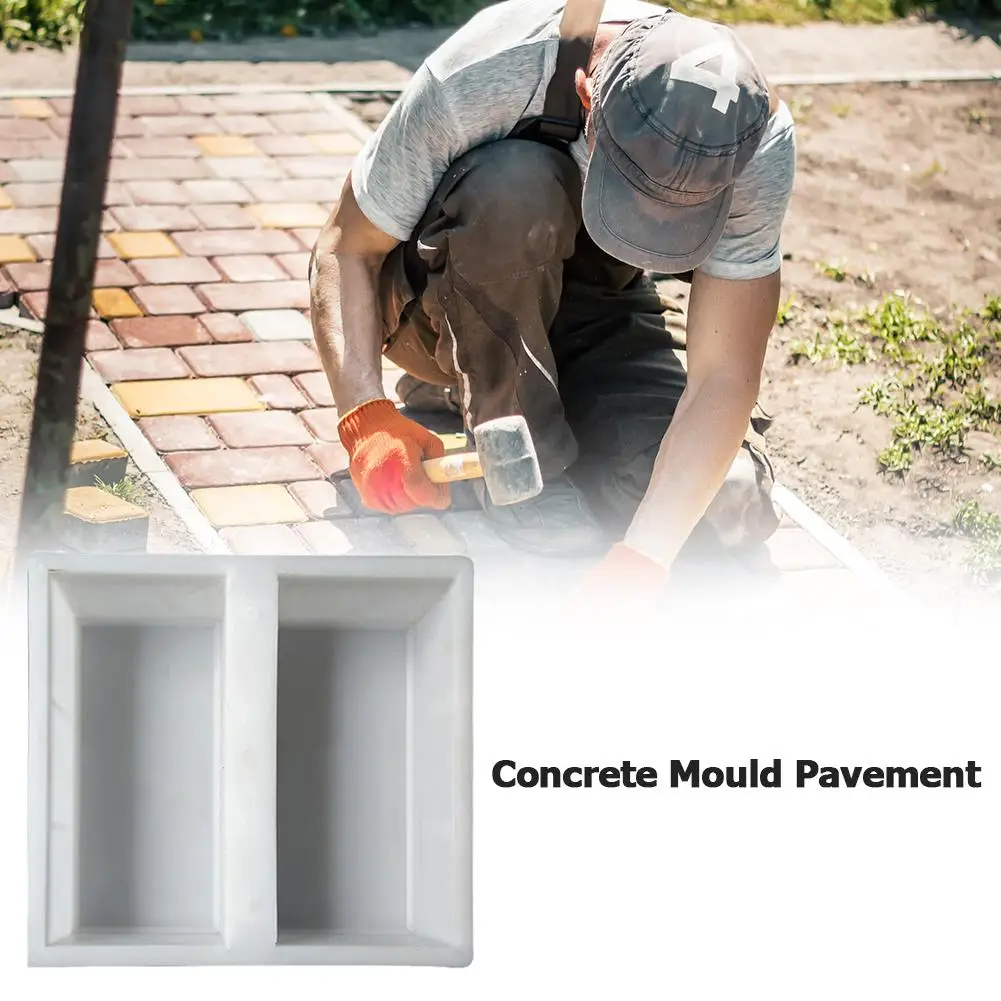 

Garden Path Maker Brick Cement Paving Mold Courtyard Road Concrete Pavement Tool Help Decorate Your Backyard Landscape