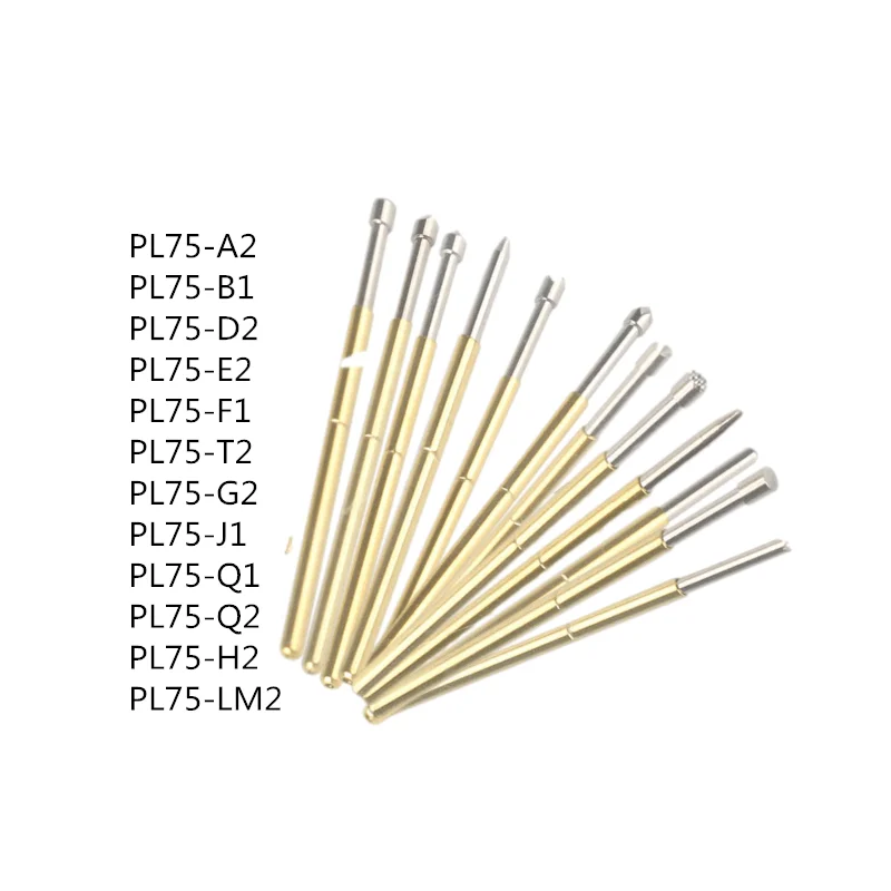 100 шт. никелированные латунные иглы для испытания на сжатие |