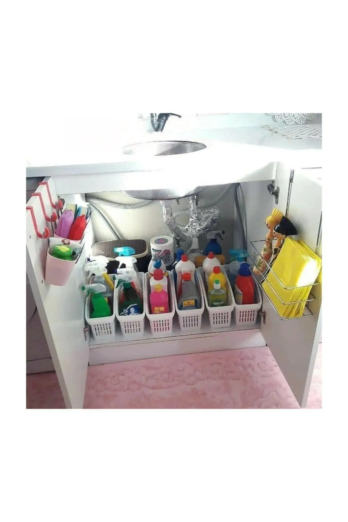 

5 pcs Refrigerator Organizer Storage Box Adjustable Stretchable Drawer Rangement Fresh Spacer Layer Shelf Cabinet