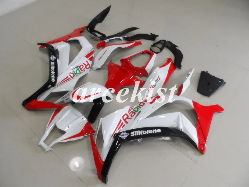 

Новый комплект обтекателей из АБС-пластика для kawasaki Ninja ZX-10R ZX10R 2011 2012 2013 2014 2015 комплект обтекателей 11 12 13 14 15 красный белый