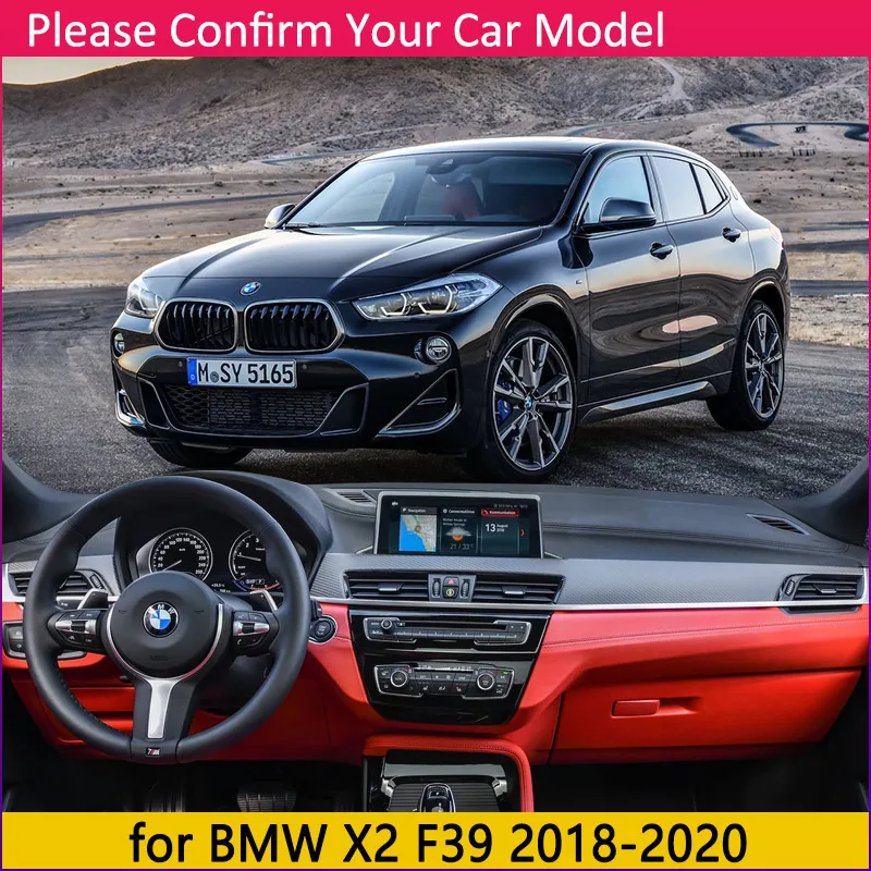 Противоскользящий коврик для приборной панели BMW X2 F39 2018 2019 2020 защиты от солнца